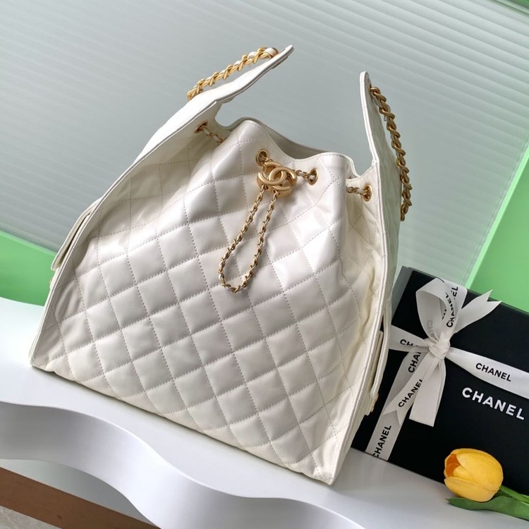 샤넬 25c 뉴호보백 샤이니 카프스킨 40