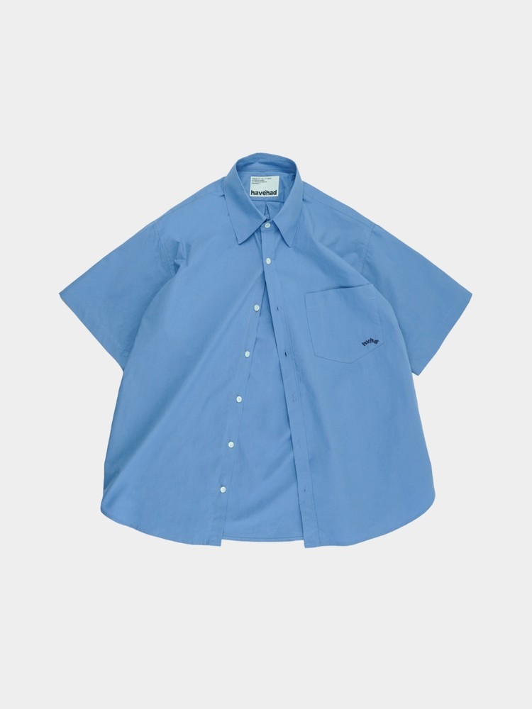 Double Pocket Check Shirts (Navy) : HAVE HAD