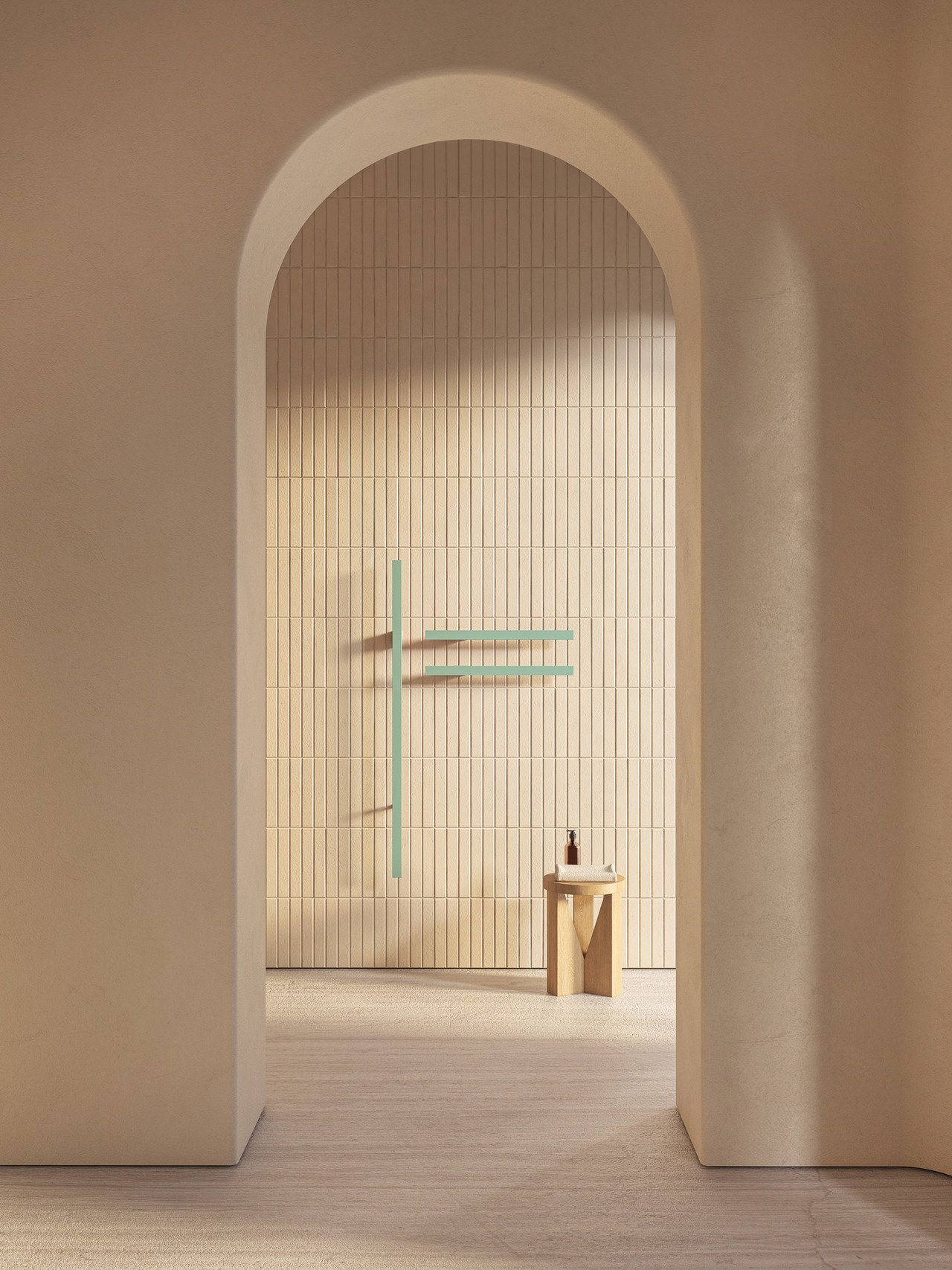 <br><p align="left">Setting: boutique hotel<br>Finish: RAL 6034 Matt Pastel Turquoise</p>