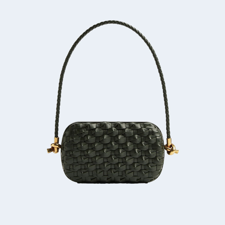 보테가 베네타 스트랩 놋 미노디에르 다크그린