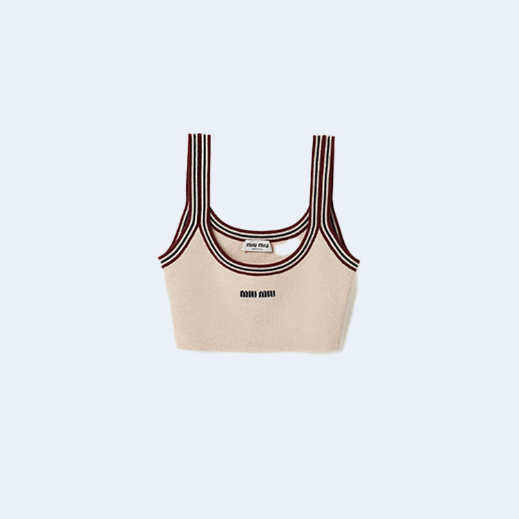 미우미우 캐시미어 탱크 탑