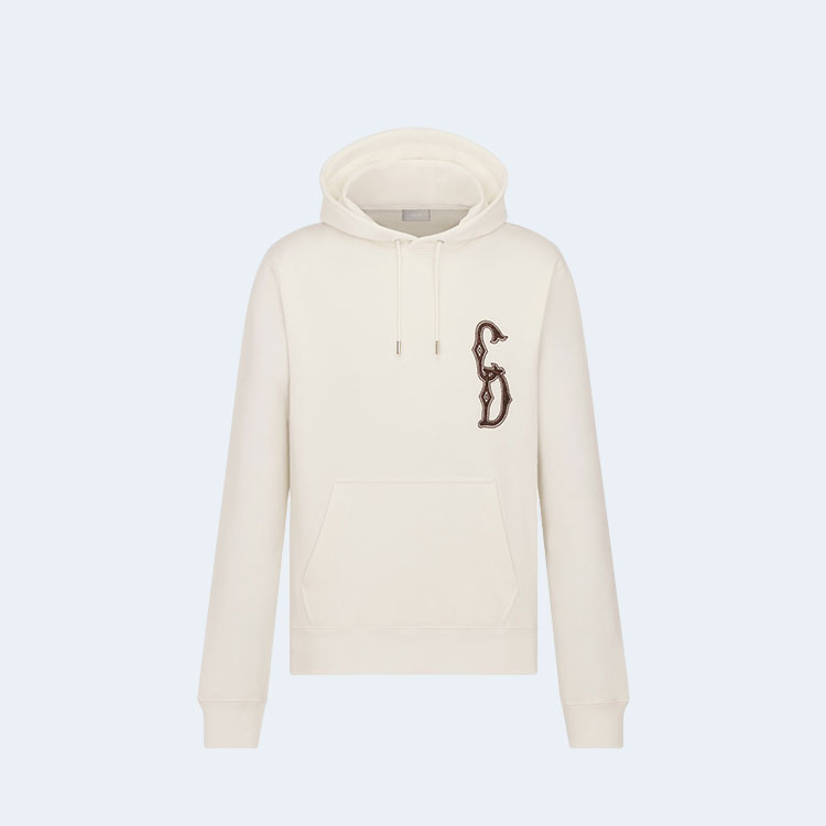 디올 인터레이스 레귤러 핏 스웨트셔츠