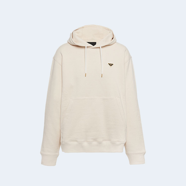 프라다 코튼 플리스 후디