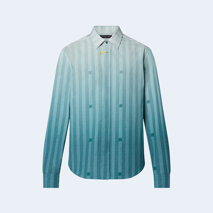 루이비통 다미에 스트라이프 롱 슬리브 셔츠 1AA4W4