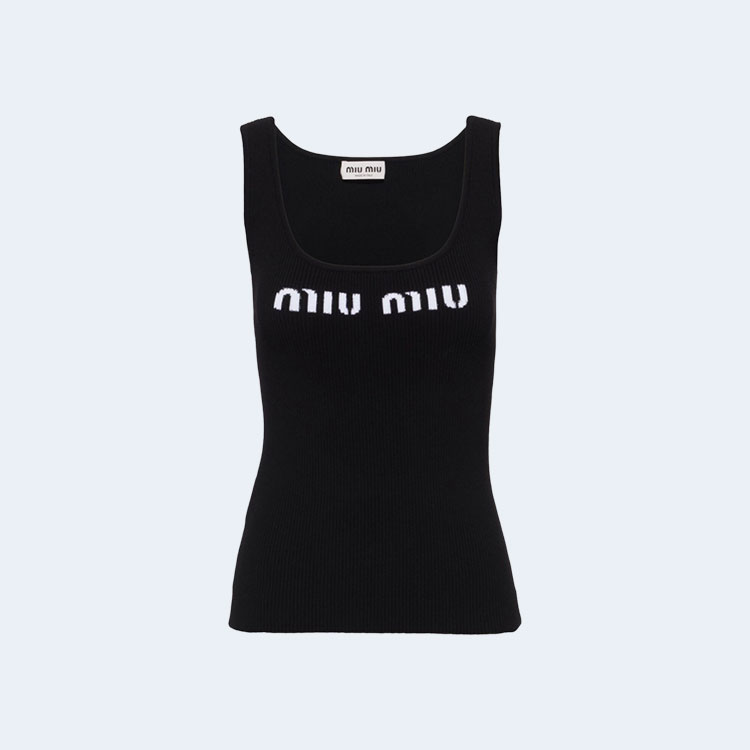 미우미우 니트 탱크 톱