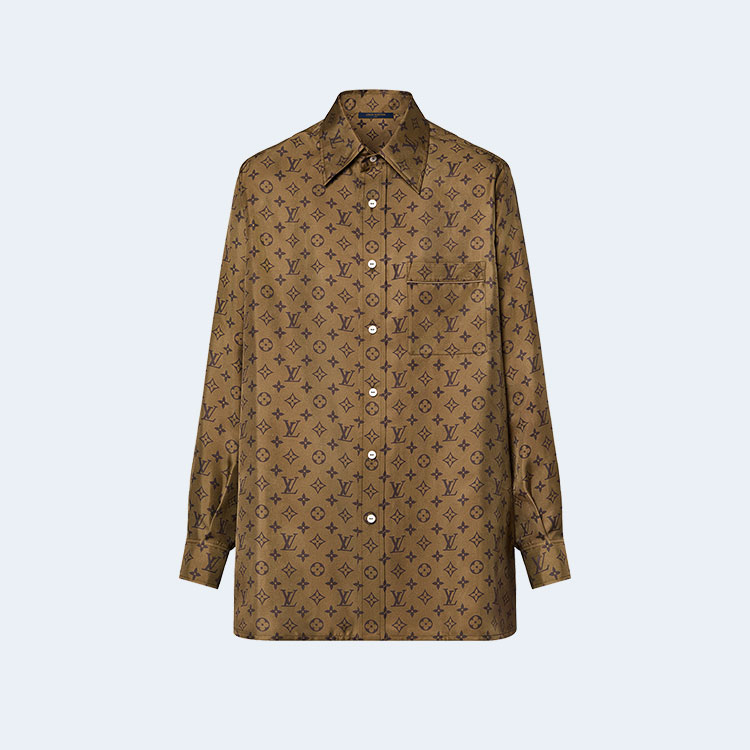 루이비통 모노그램 프린트 파자마 셔츠 1AFGW4