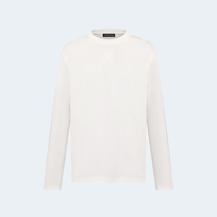 루이비통 엠보스드 LV 긴팔 티셔츠 1AGJQG