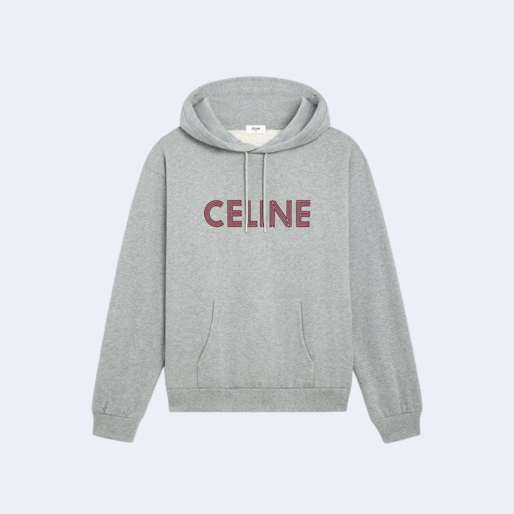 셀린느 코튼 플리스 루즈 후드