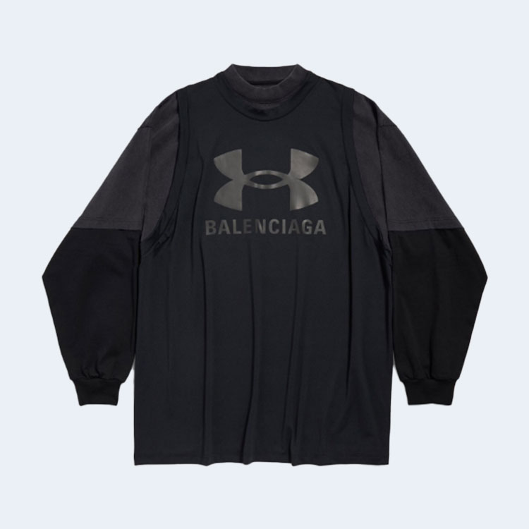 발렌시아가 언더아머 트리플 레이어드 롱슬리브 티셔츠