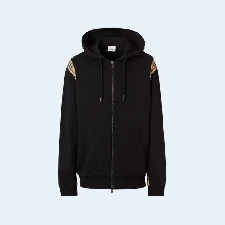 버버리 캄프톤 윈드브레이커 자켓 블랙