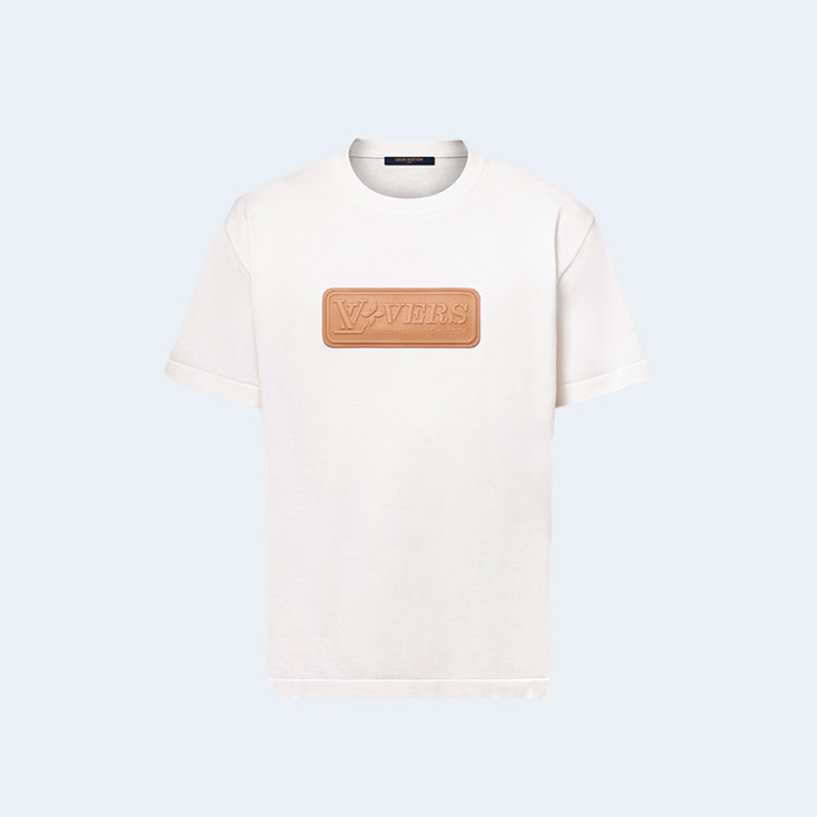 루이비통 VVN 패치 쇼트 슬리브 코튼 크루넥 1AHCWB