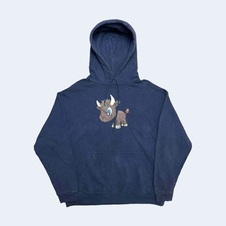 발렌시아가 무스 후디 블루