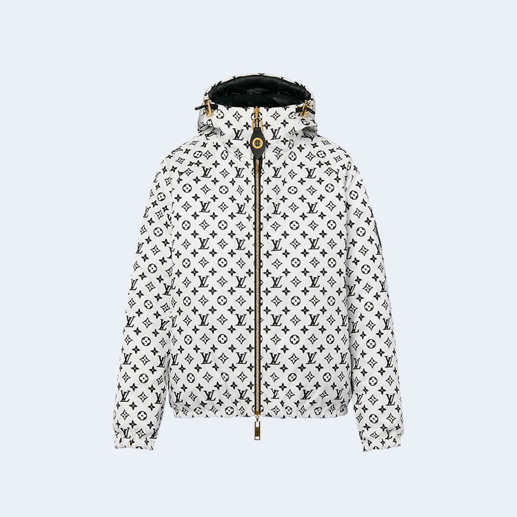 루이비통 리버서블 핀스트라이프 나일론 후디드 자켓 1ABR9A