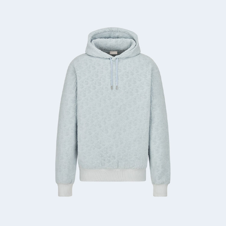 디올 오블리크 후드 스카이