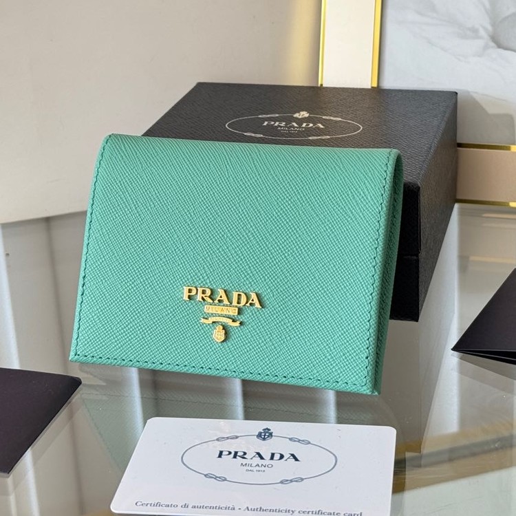 프라다 1M0204 사피아노 카드케이스 반지갑