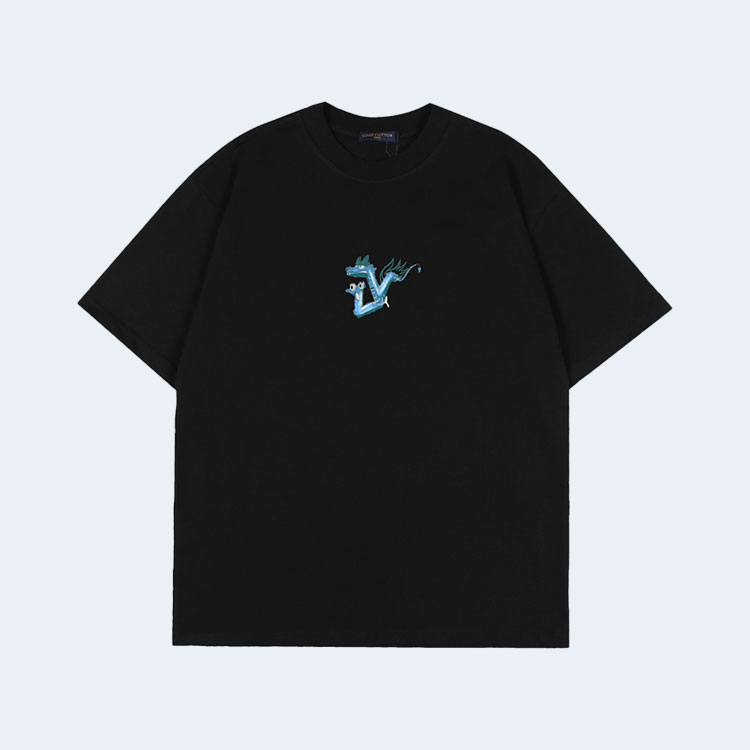 루이비통 루즈 더블 얀 티셔츠 블랙