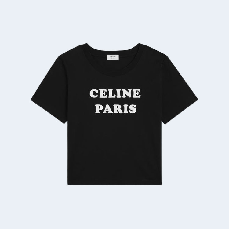 셀린느 코튼 저지 박시 티셔츠