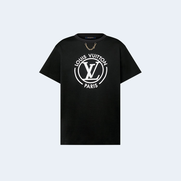루이비통 플록드 LV 티셔츠