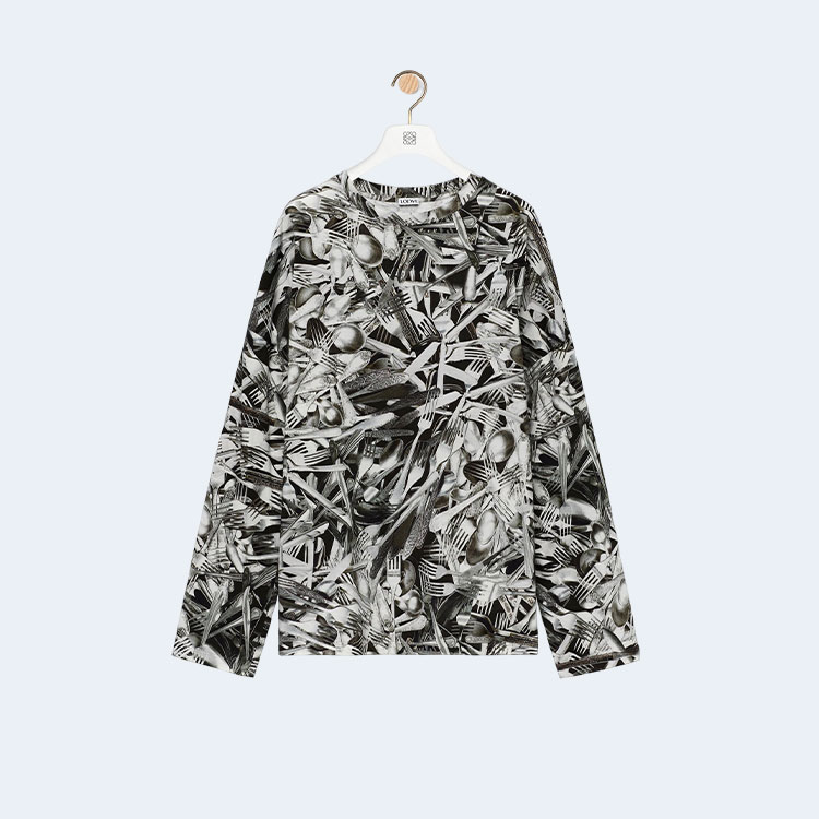 로에베 테이블 WARE 롱 슬리브 티셔츠