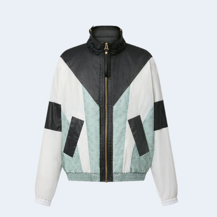 루이비통 스포티 컬러 블록 집업 파카