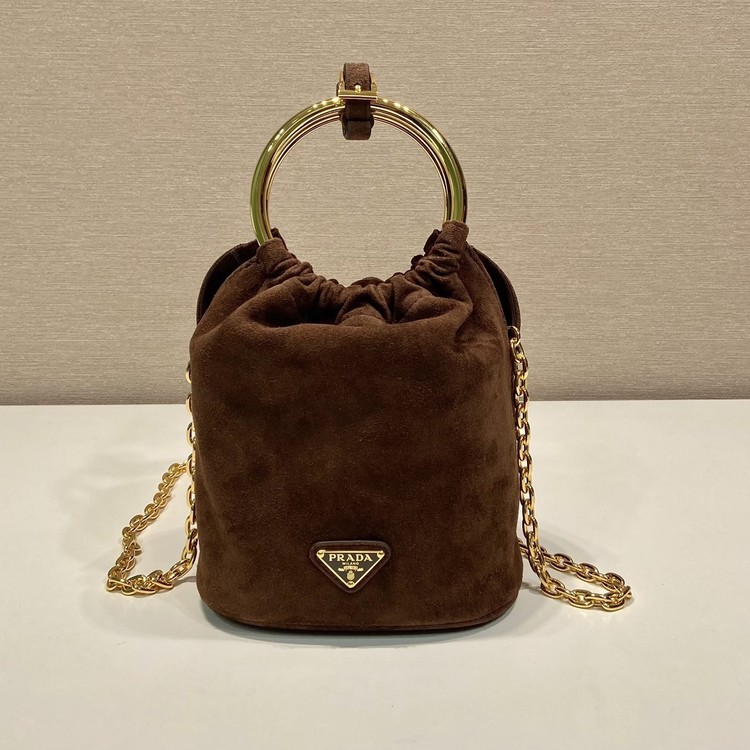 프라다 스웨이드 미니백