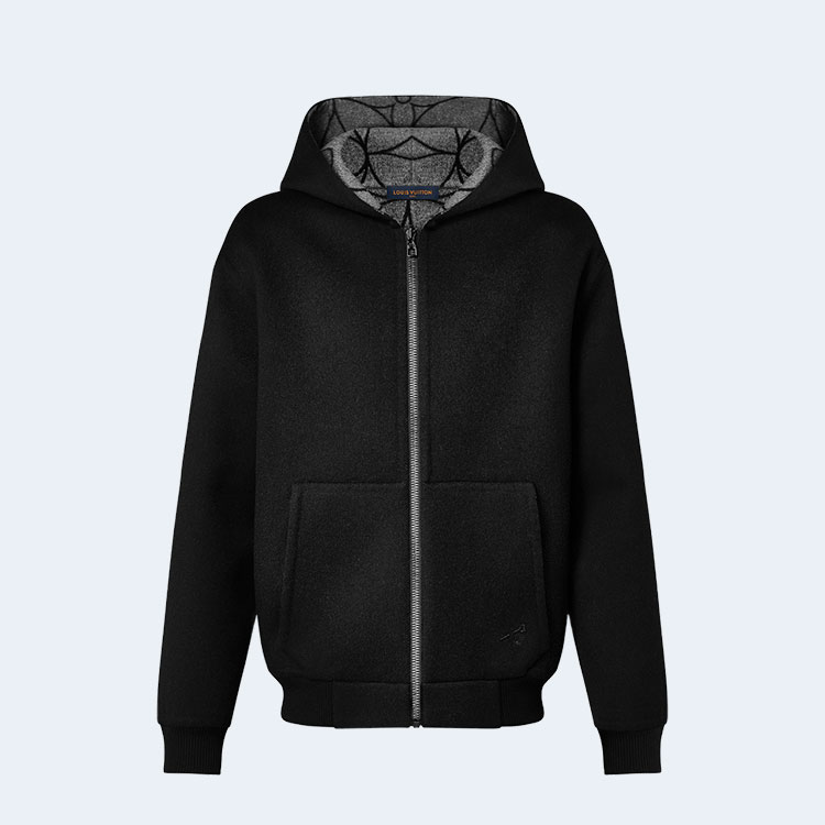 루이비통 리버시블 더블 페이스 울 후디 블루종 1AFAA0