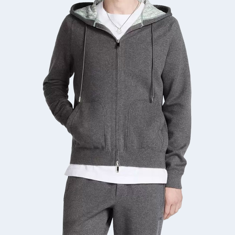 디올 후드 트랙 재킷