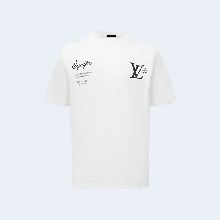 루이비통 빅토리아 하버쇼 로고 티셔츠 화이트