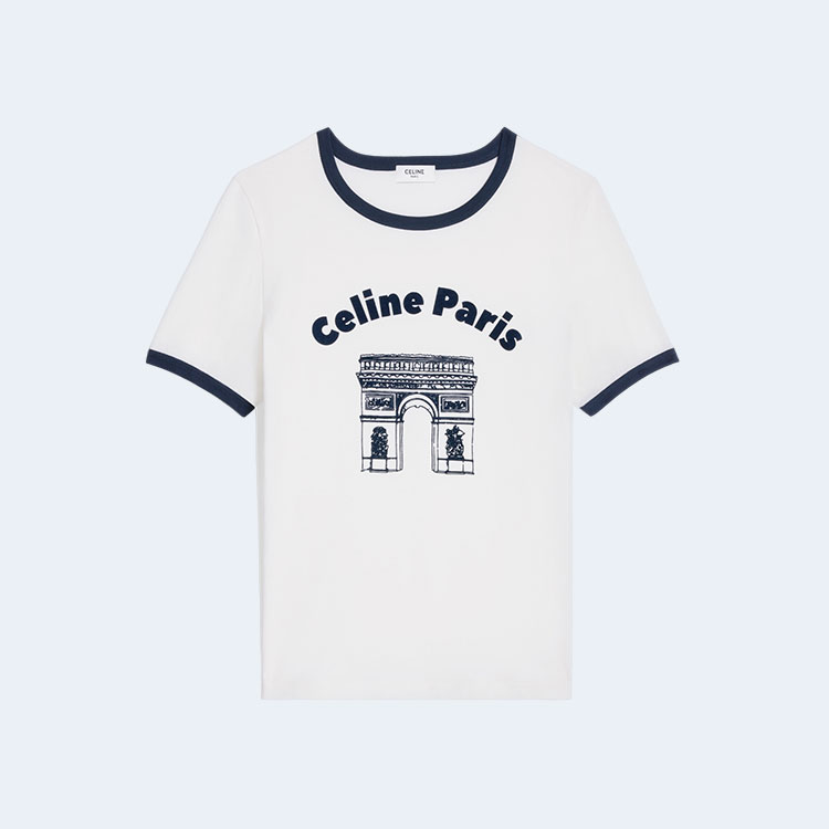 셀린느 아크 데 트리옹프 70'S 티셔츠