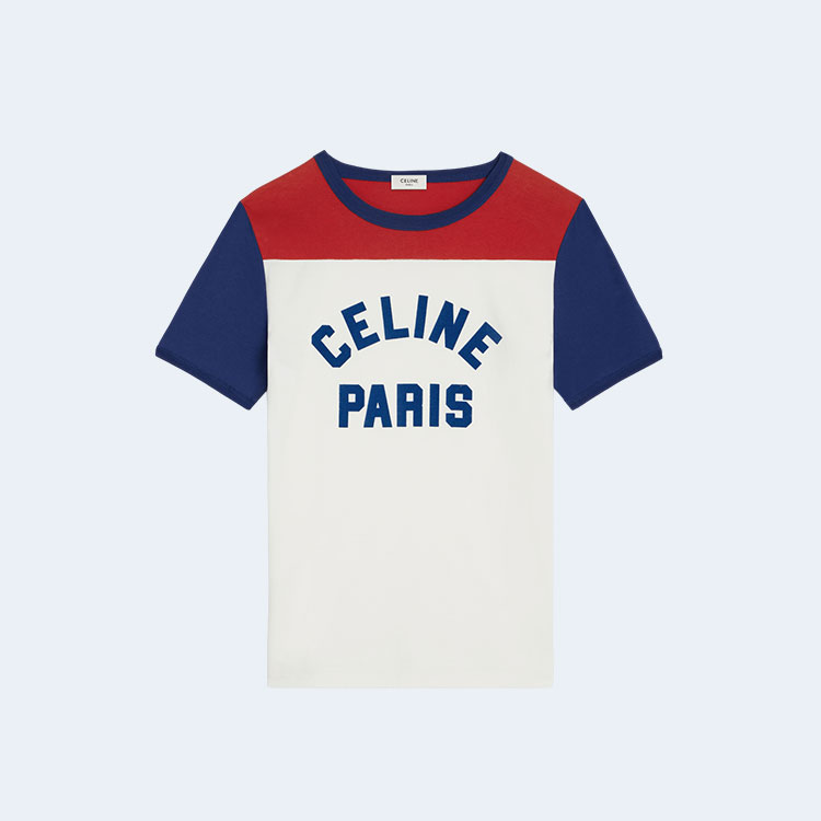 셀린느 파리 70'S 오프 화이트 티셔츠