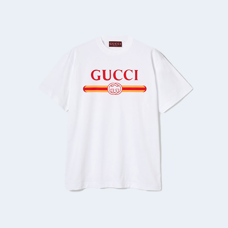 구찌 코튼 저지 티셔츠