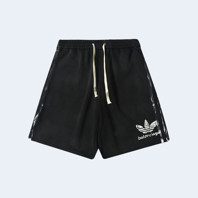 발렌시아가 x 아디다스 블랙 워싱 쇼츠 블랙