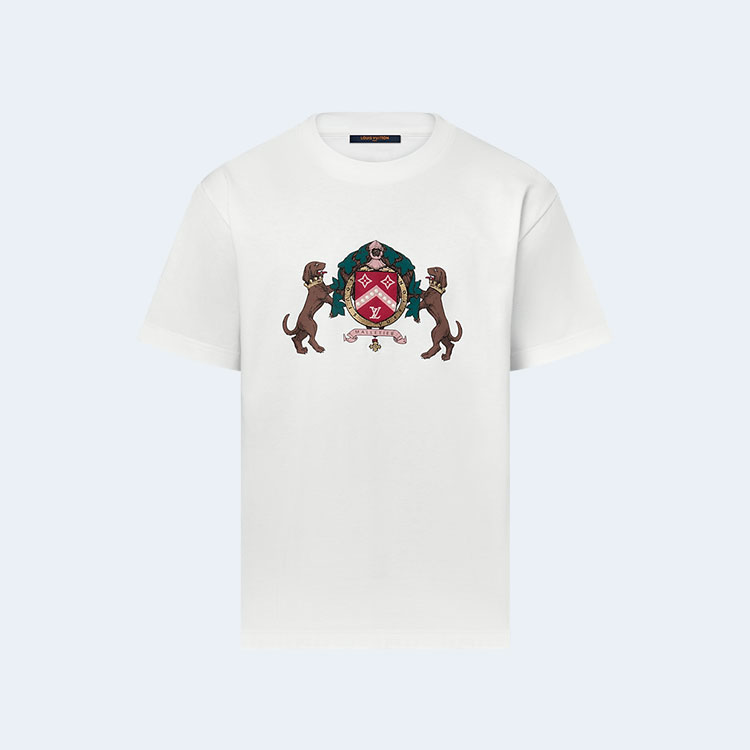 루이비통 엠벨리시드 코튼 티셔츠