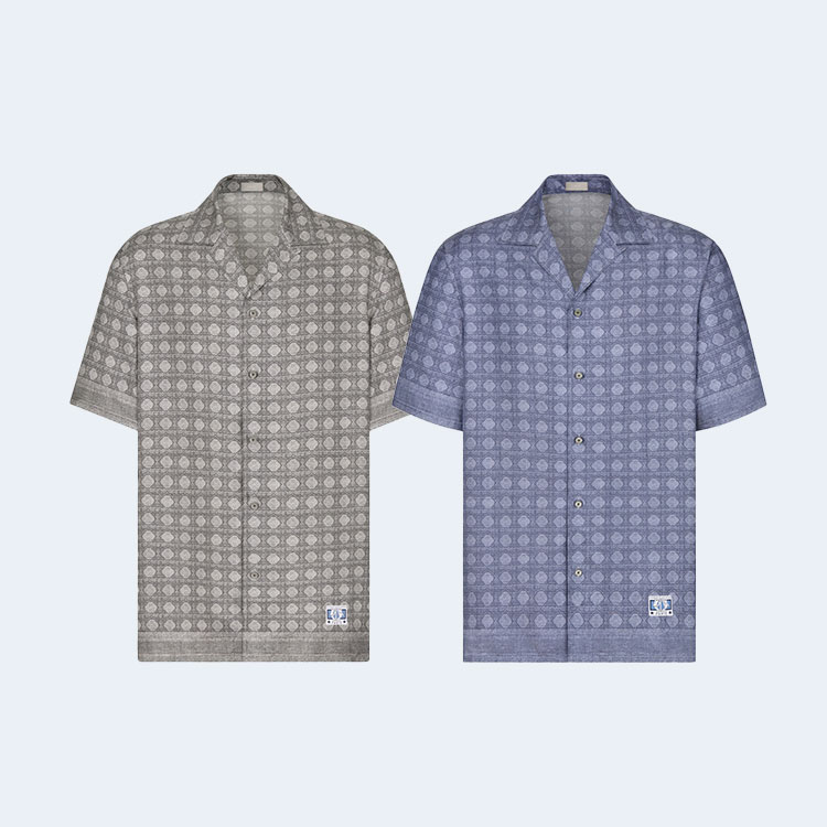 디올 까나쥬 반소매 셔츠 (2color)