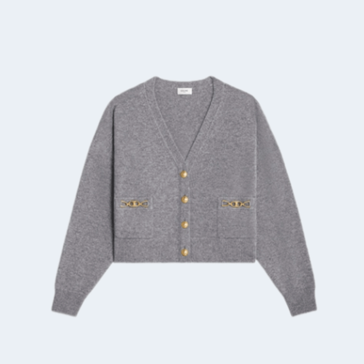 셀린느 헤리티지 캐시미어 구르메트 가디건