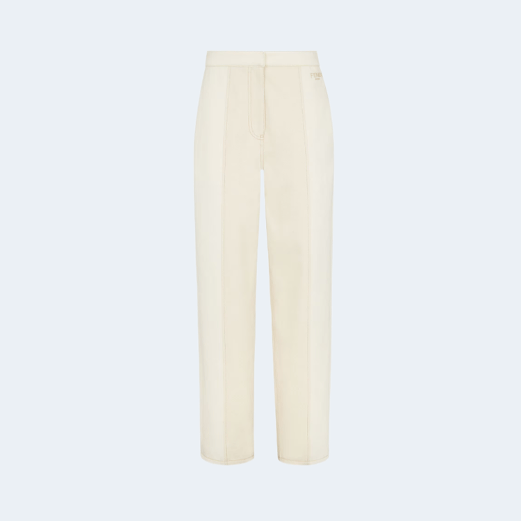 펜디 화이트 데님 팬츠