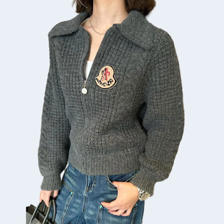 몽클레어 패치 니트 스웨터 (2color)