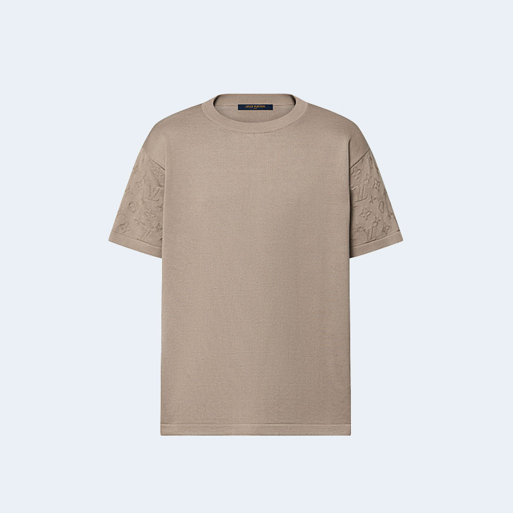 루이비통 쇼트 슬리브 시그니처 크루넥 1AFIUB