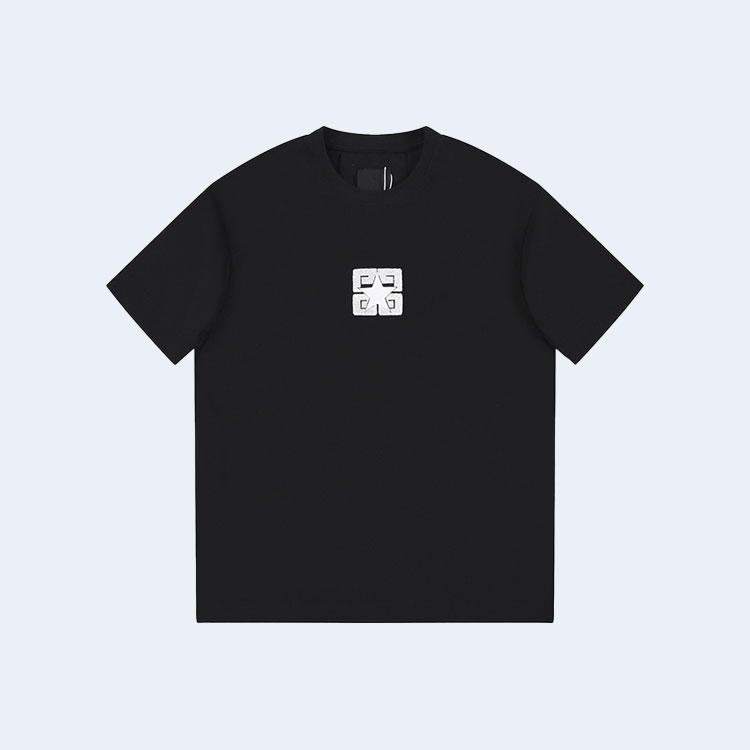 지방시 4G 로고 티셔츠 블랙