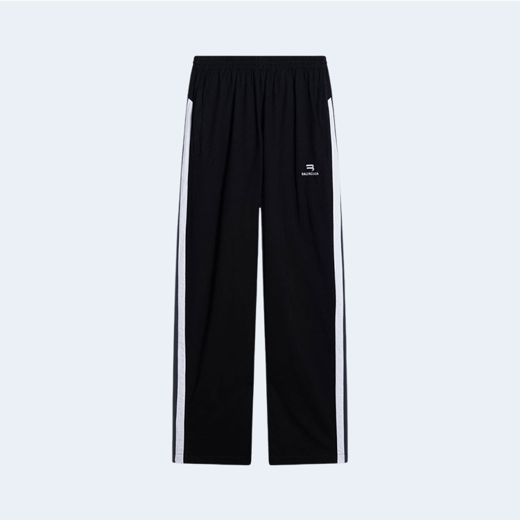 발렌시아가 스포티 B 트랙 팬츠 블랙