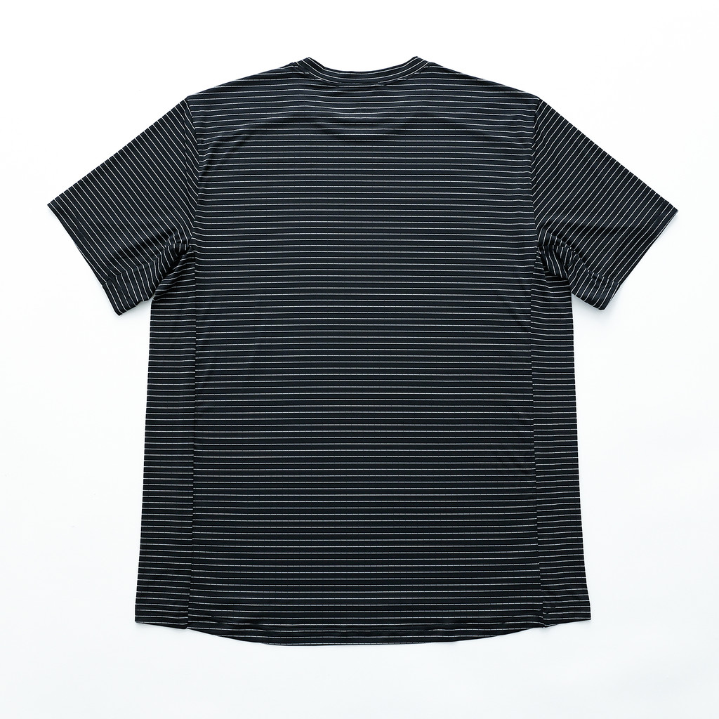 CAYL (케일) / stripe logo short sleeve / black : 굿스포츠