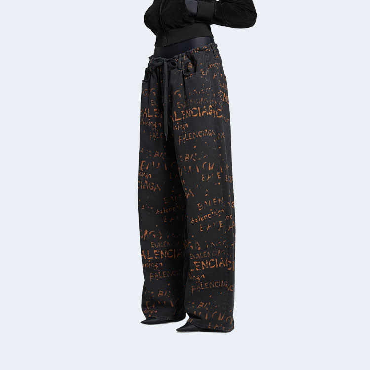 발렌시아가 블리치 올오버 배기팬츠