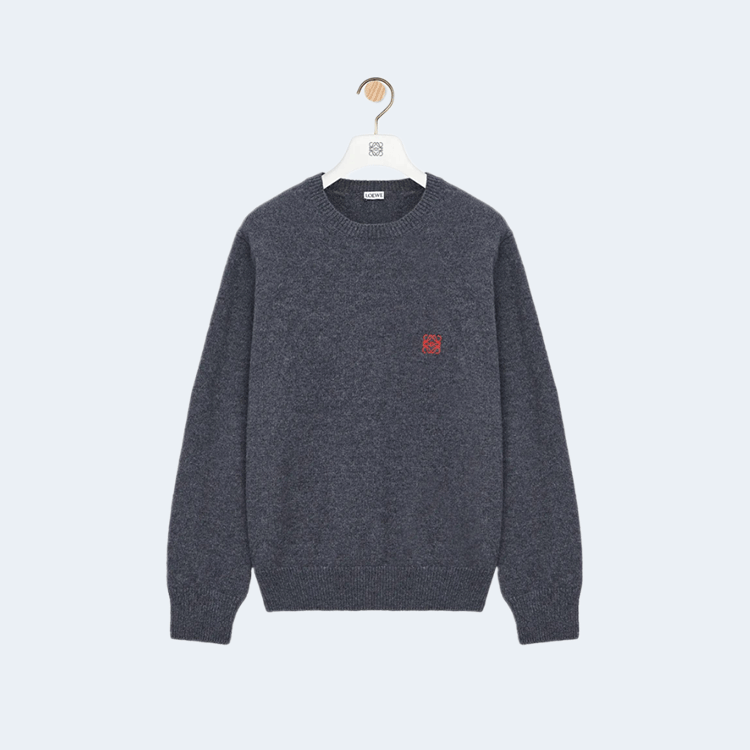 로에베 울 스웨터 차콜
