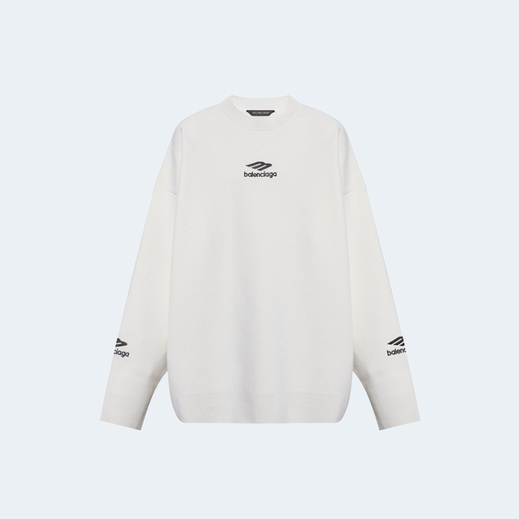 발렌시아가 크루넥 스웨터