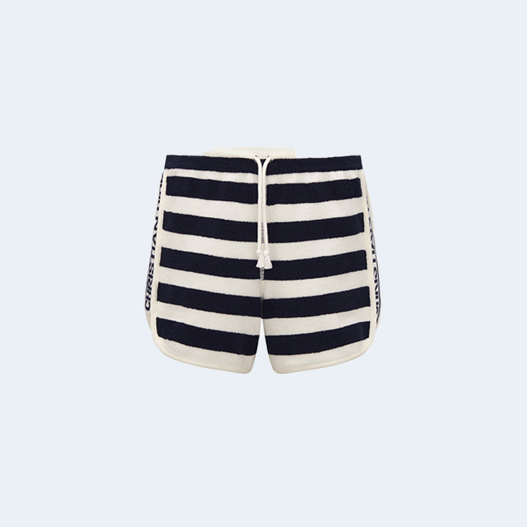 디올 마리니에르 모티브 테리 코튼 쇼츠