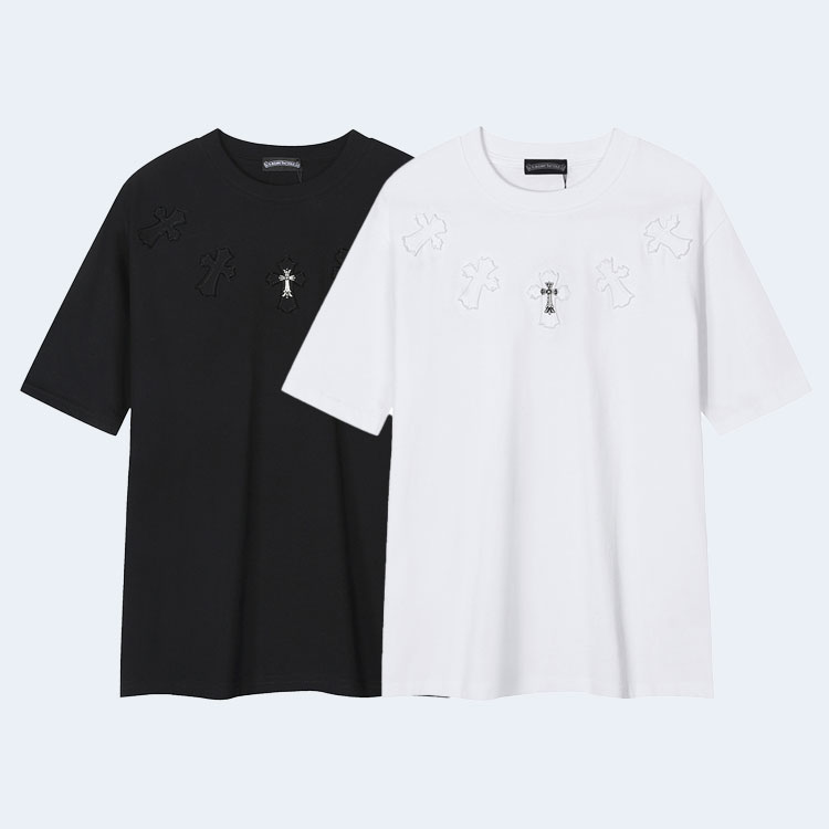 크롬하츠 아플리케 자수 24SS 티셔츠