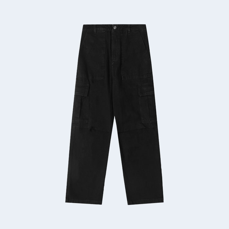 발렌시아가 파리스 헤비 듀티 블랙 데님 팬츠