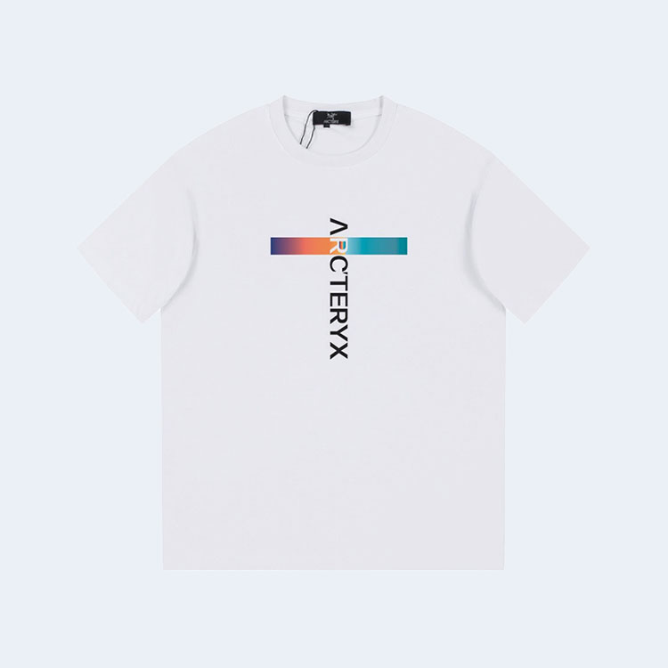 아크테릭스 멀티컬러 타워 자수 티셔츠 화이트