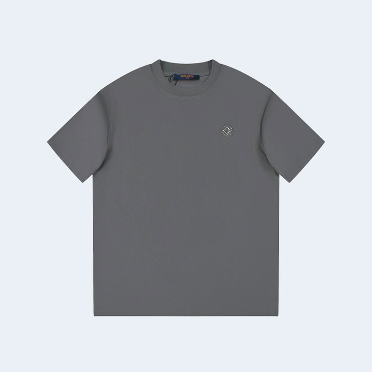 루이비통 오가닉 코튼 티셔츠 그레이