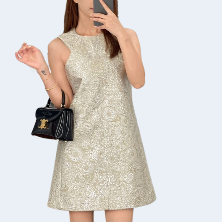 셀린느 미니 루렉스 부티 드레스